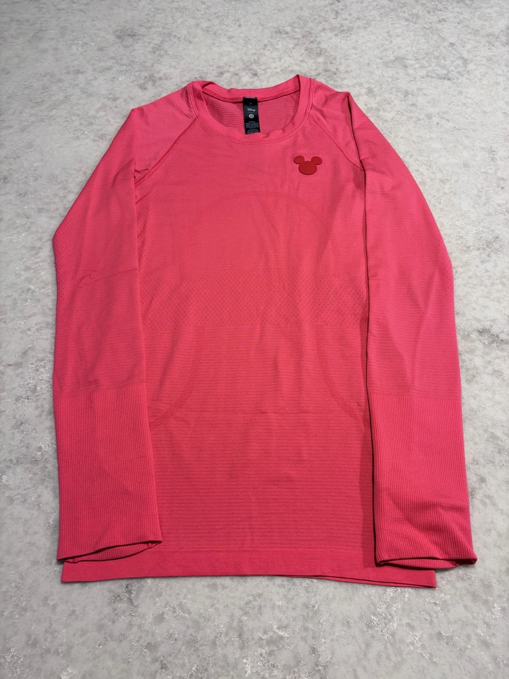 Disney x Lululemon Swiftly Long Sleeve Shirt - Lip Gloss Pink / Size 2